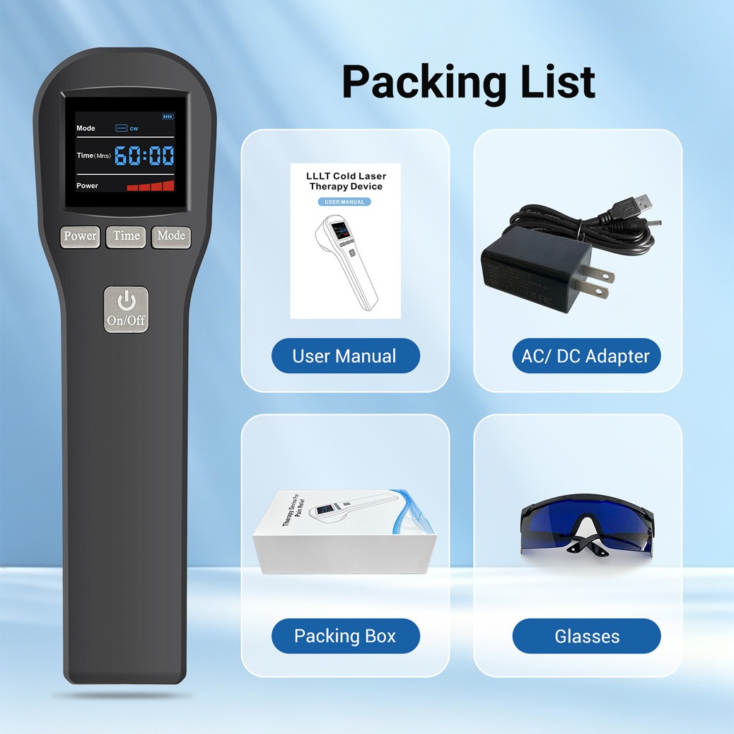 Red Light Therapy Device 880mW Laser Treatment for Muscle Soreness Joint Pain