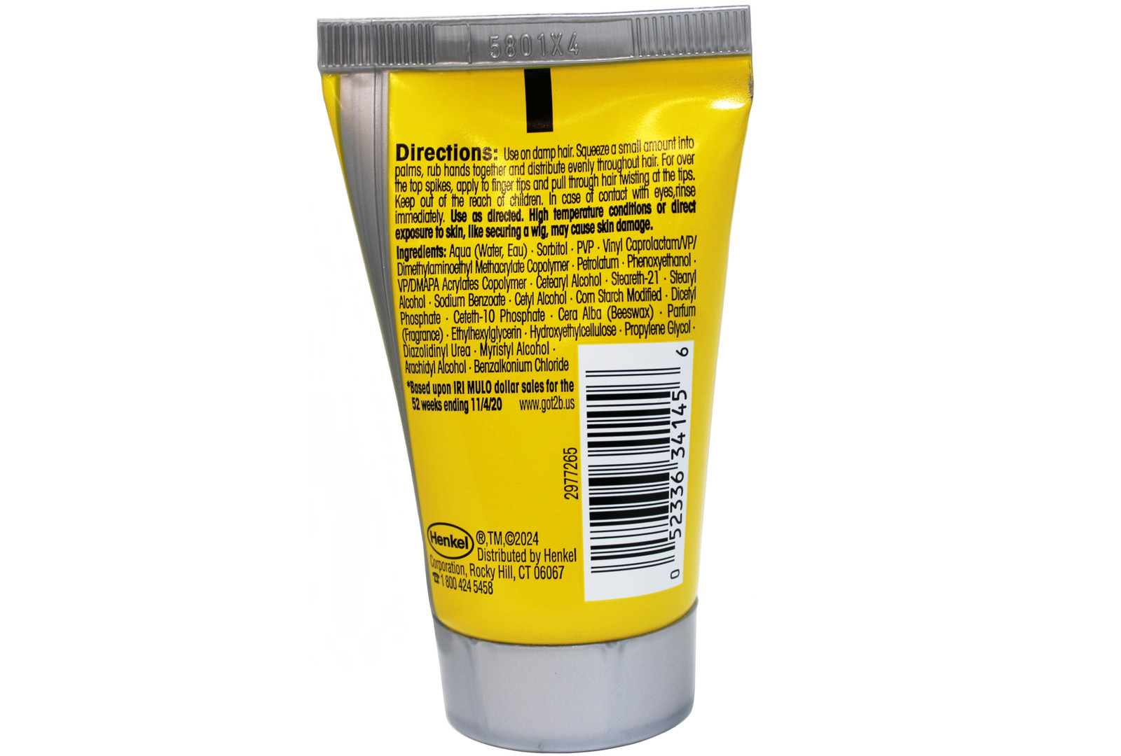 Got2b Glued Styling Glue Hold Spike Grip Chunk Water resistant 1.25 oz 2 Pack