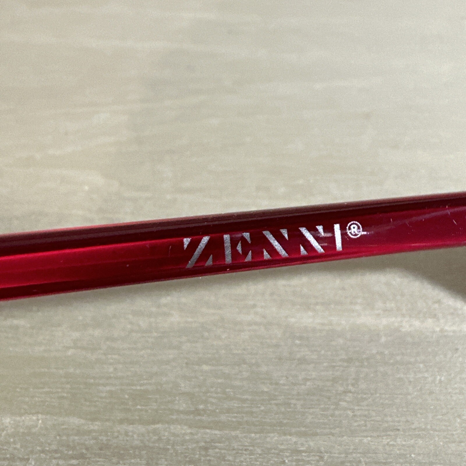Zenni 2018317 Clear/Red Eyeglasses Frames 51-18-142-33mm G17