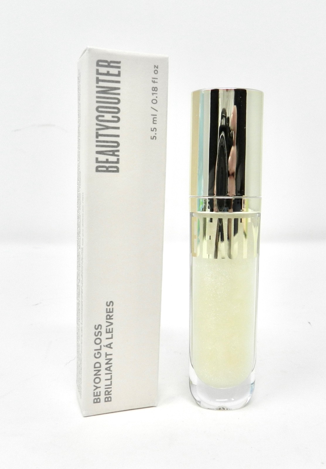 BeautyCounter Beyond Gloss Quartz Shimmer Full Size 5.5 mL / 0.18 fl oz