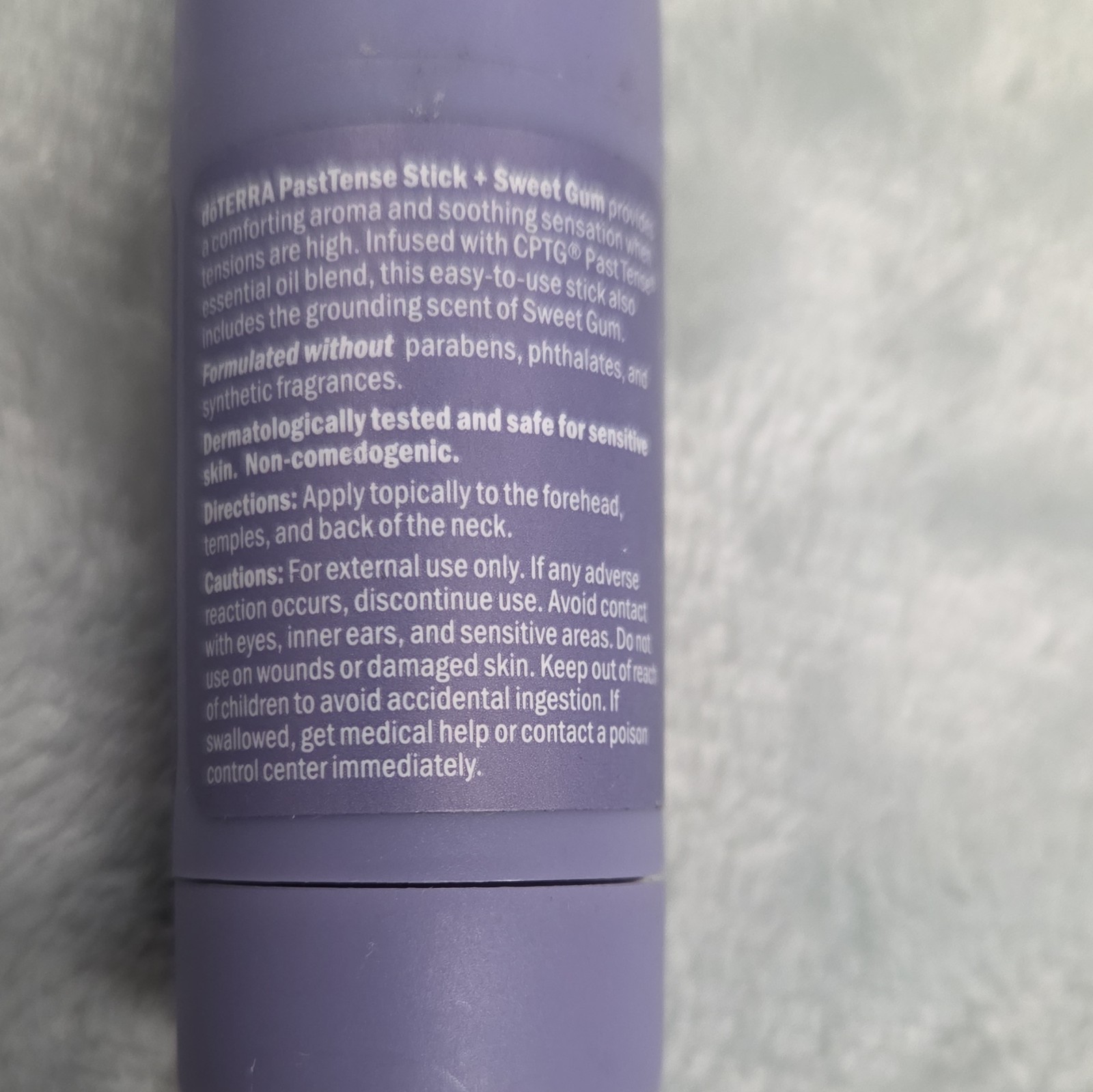 doTERRA PastTense Sweet Gum Aromatherapy Stick Roll-On, Relief & Reset 10g