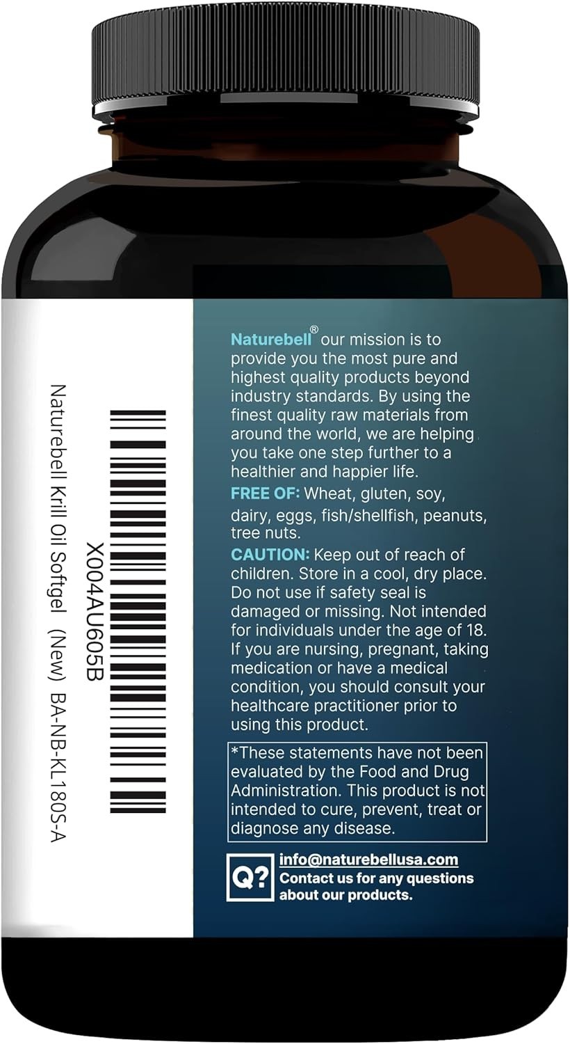 Antarctic Krill Oil 2000mg | 240 Softgels | Omega-3 with No Fishy Taste