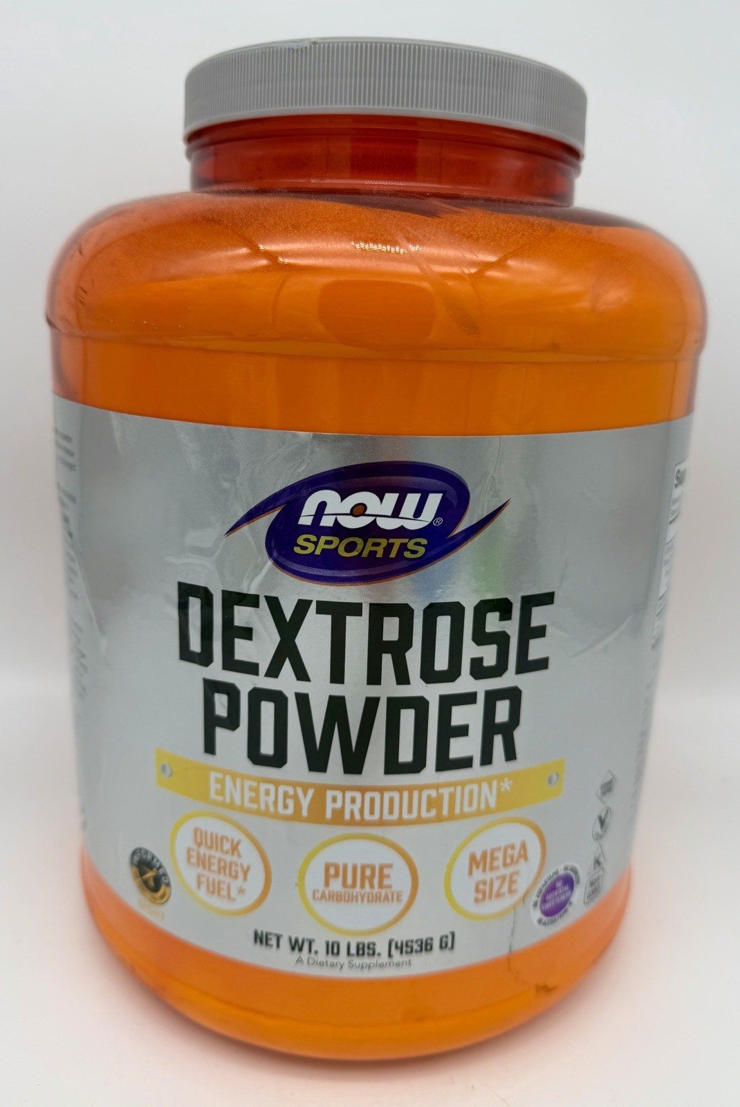 Dextrose Powder 10 lb By Now Foods Best By 04/2030