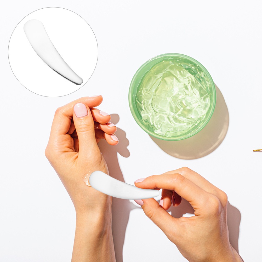 Skincare Metal Spatula Cosmetic Spoon Facial Mask Scraper Eye Cream