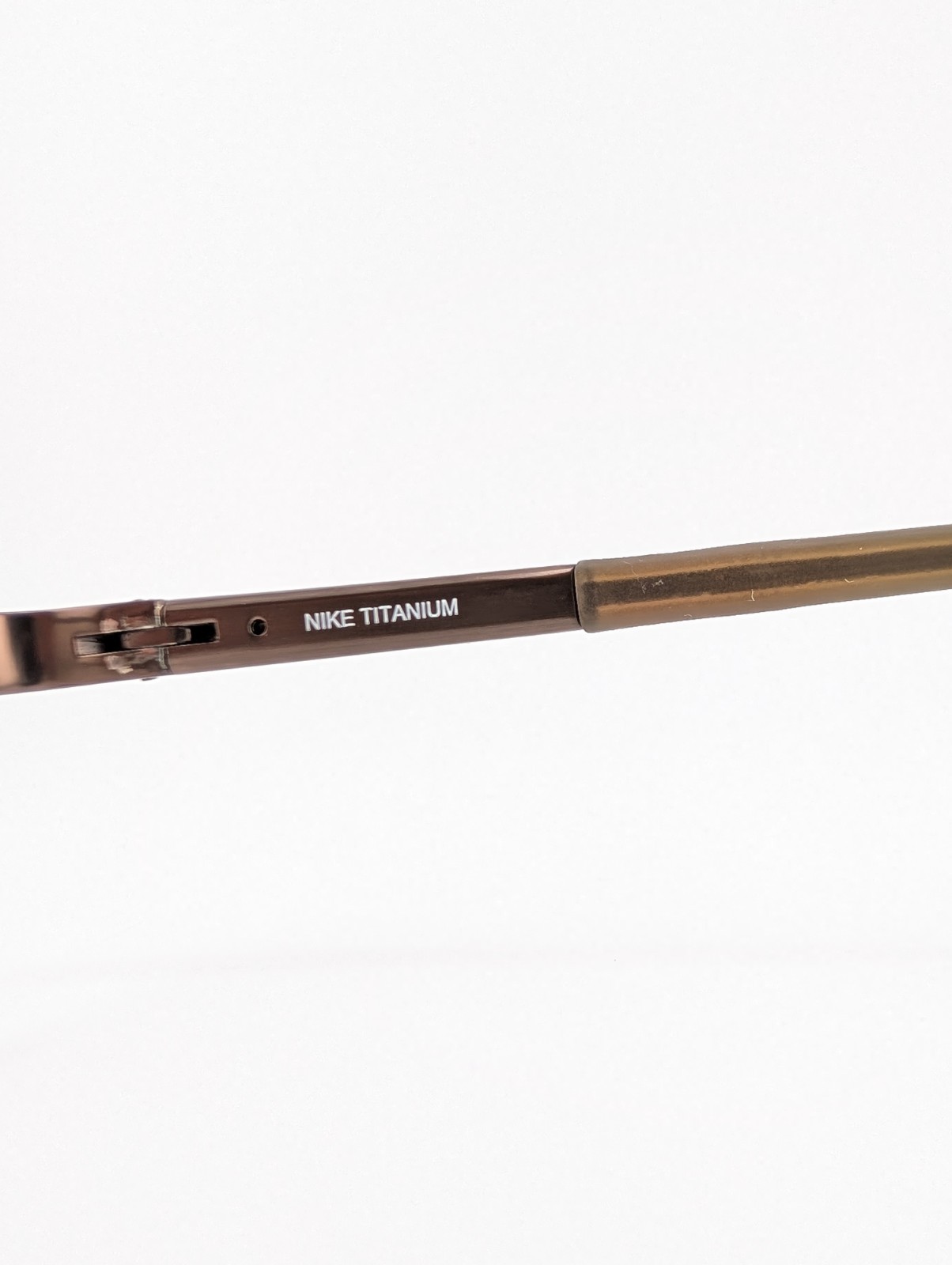 Nike Eyeglasses Frames Only, NIKE 6021 259, 55-17-140, Brown, Titanium