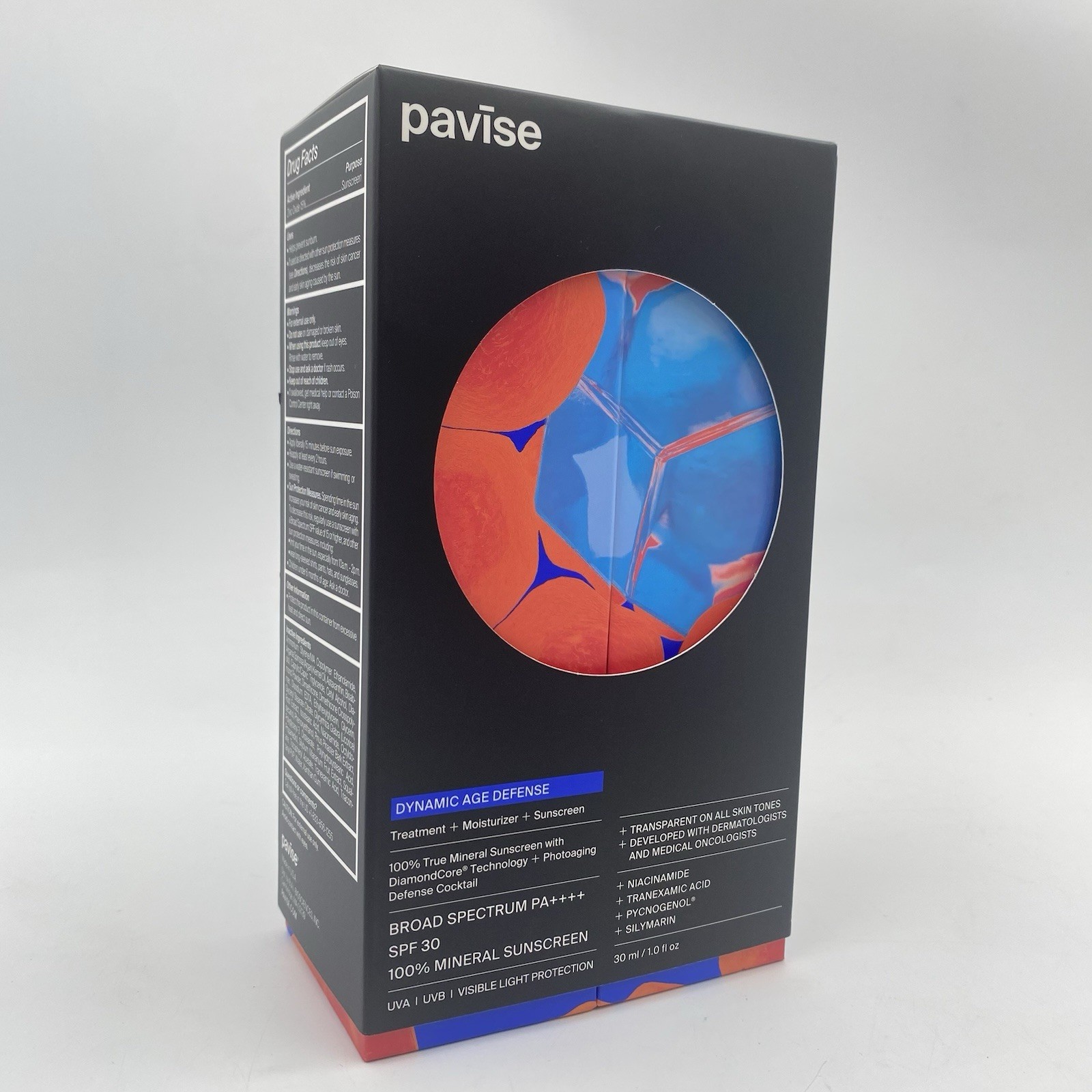 PAVISE Dynamic Age Defense Treatment + Moisturizer + Sunscreen, spf30 30mL 9/26