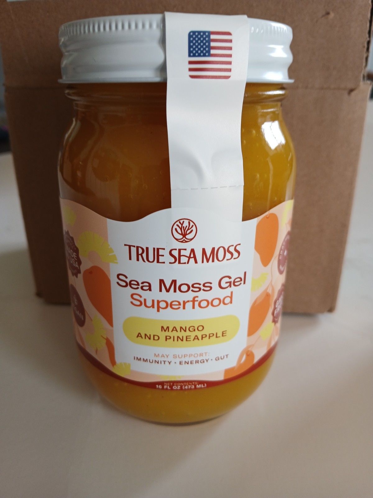 Super food moss gel– Mango & Pineapple Flavor (Pack of 1)