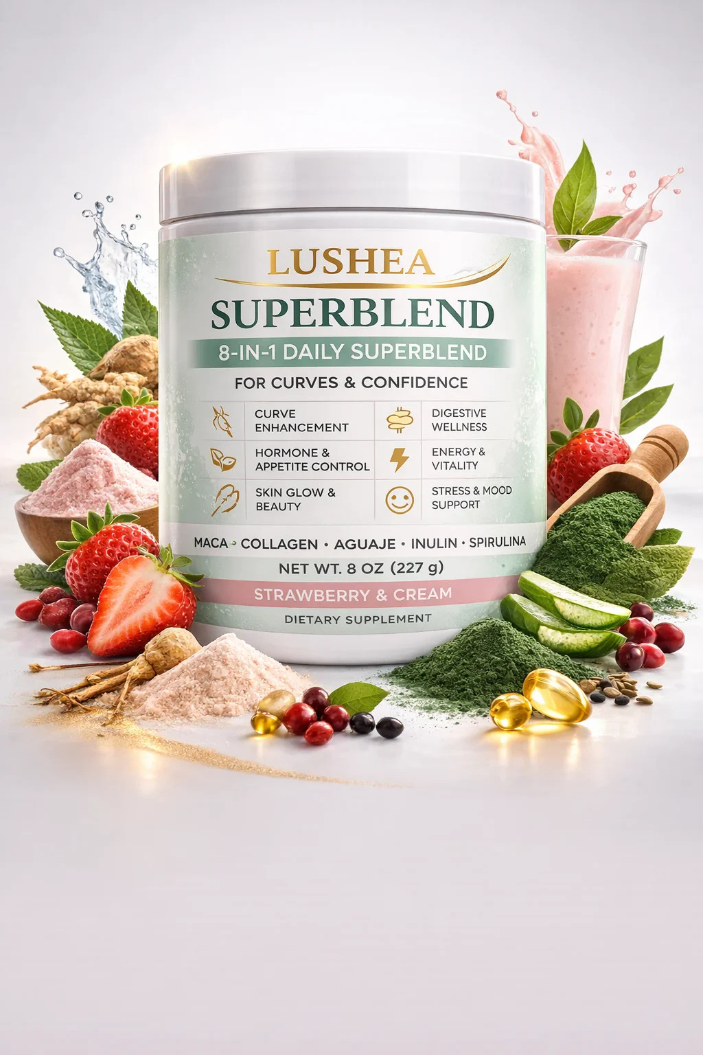 BBL Superblend 8-in-1 Daily Booty Hips & Curve Support
