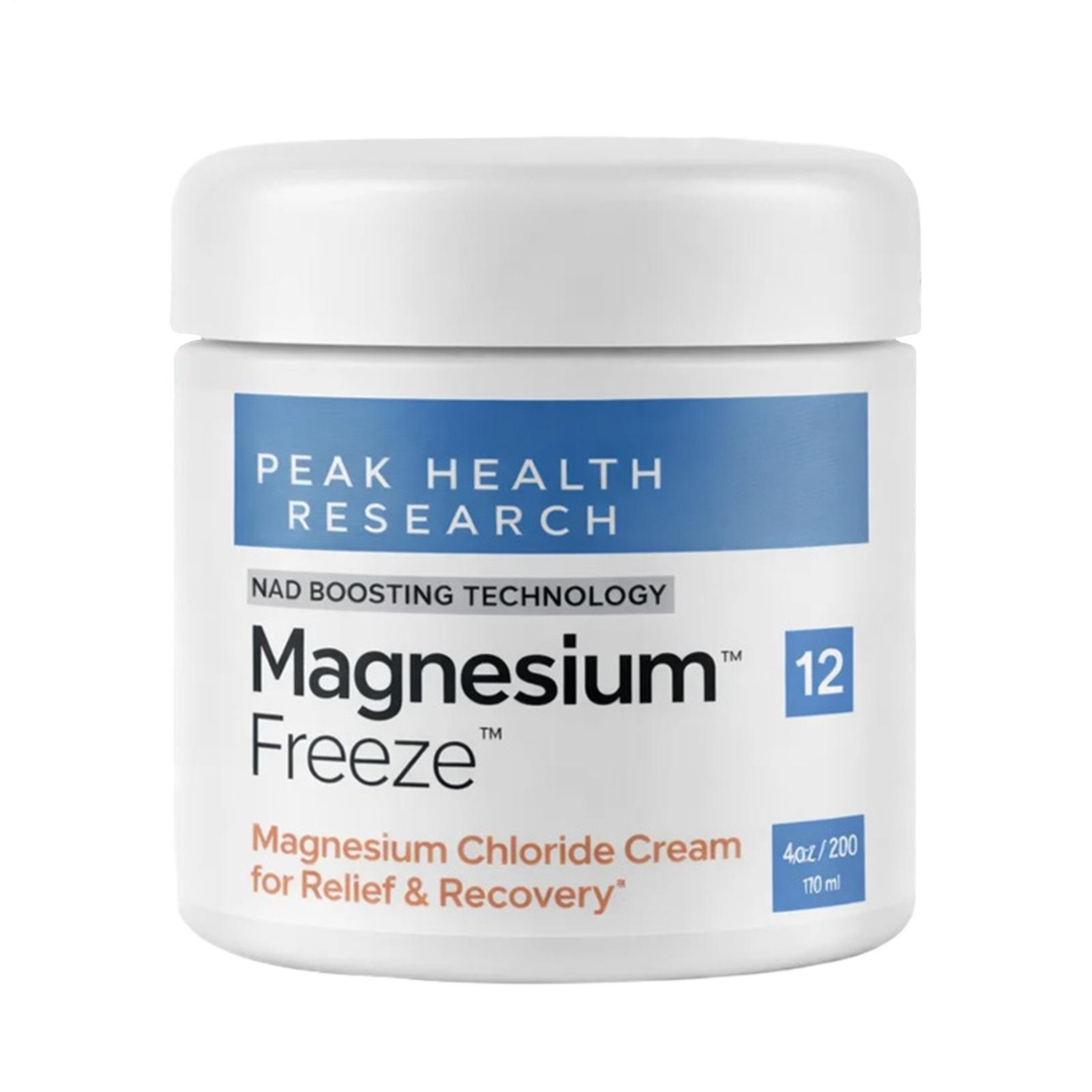Magnesium Freeze – Topical Magnesium Cream With Niacinamide For Joints, Low Back