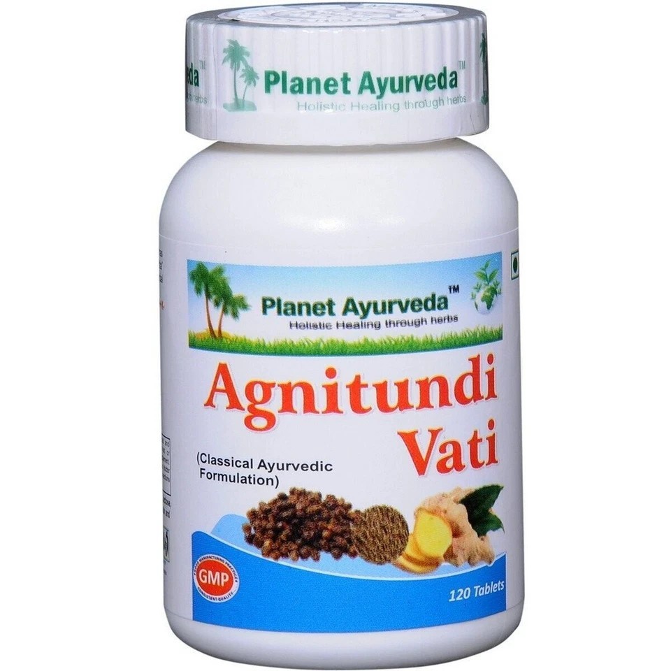 Planet Ayurveda Agnitundi Vati Tablets – 120 Tablets