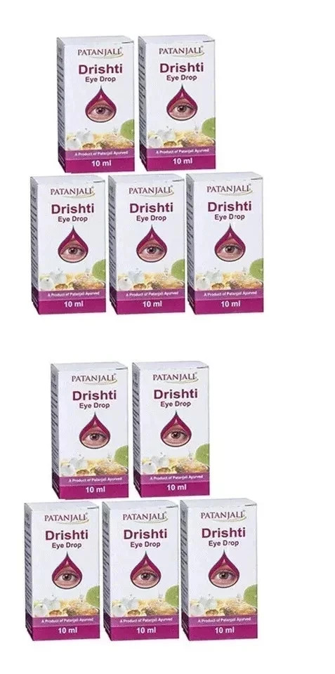 Drishti Eye Care Liquid 10ml Pack of 5 Fast Shipping