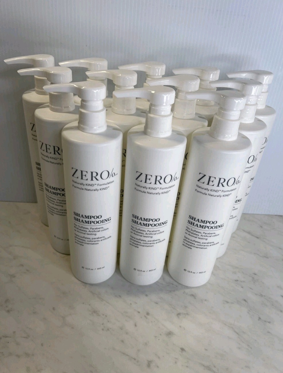 Lot of 12 Gilchrist & Soames Zero% 15oz Shampoo Naturally KIND FREE SHIP
