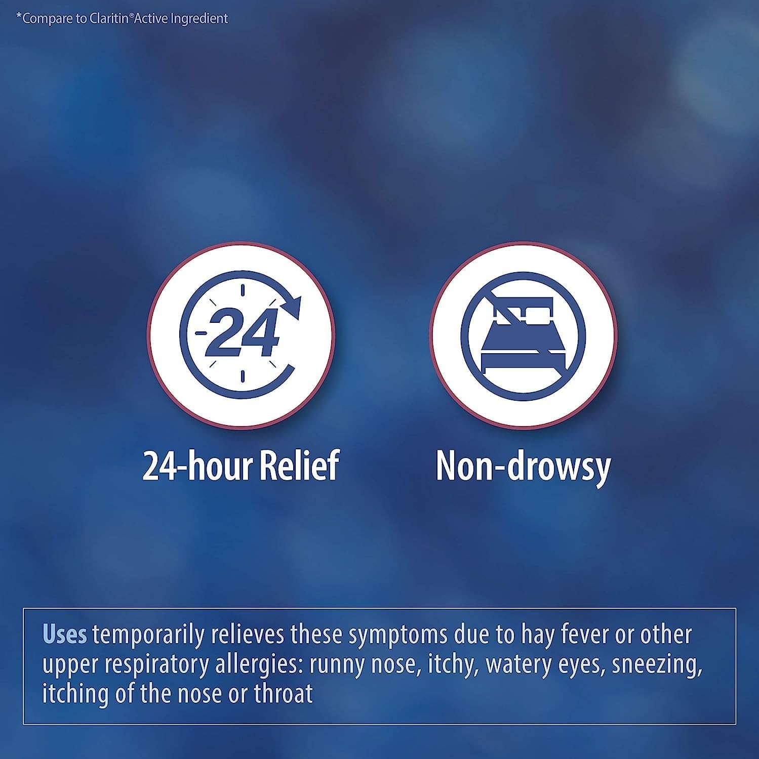 Non-Drowsy Loratadine 10mg Tablets for Allergy Relief | 30 Tablets per Bottle