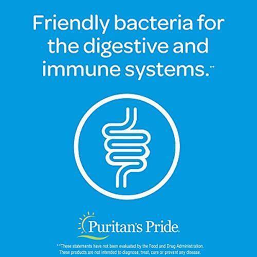Puritan’s Pride Probiotic Supplement, Acidophilus, 250 Count (Pack of 1)