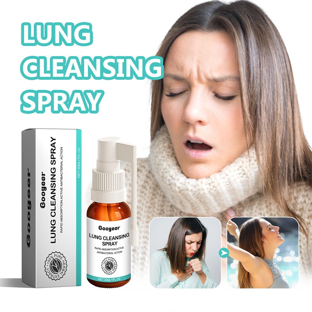1~5 Pack Lung Cleansing Spray Herbal Body Cleansing Spray Relief Throat 30ml