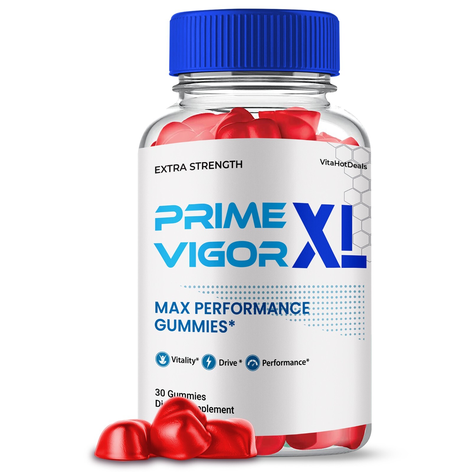 Prime Vigor XL Max Performance Supplement, All Natural Ingredients (1 Pack)