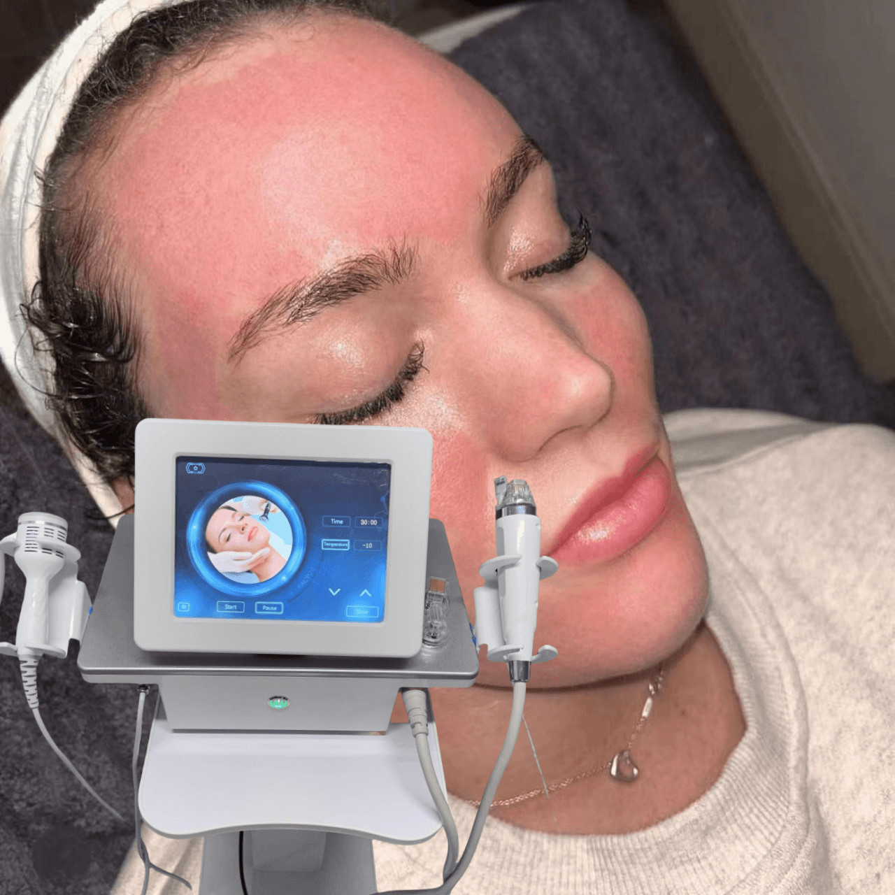 2in1 RF Micro-n-eedle Machine Cold Hammer Anti Scars Spot Wrinkle Removal Beauty