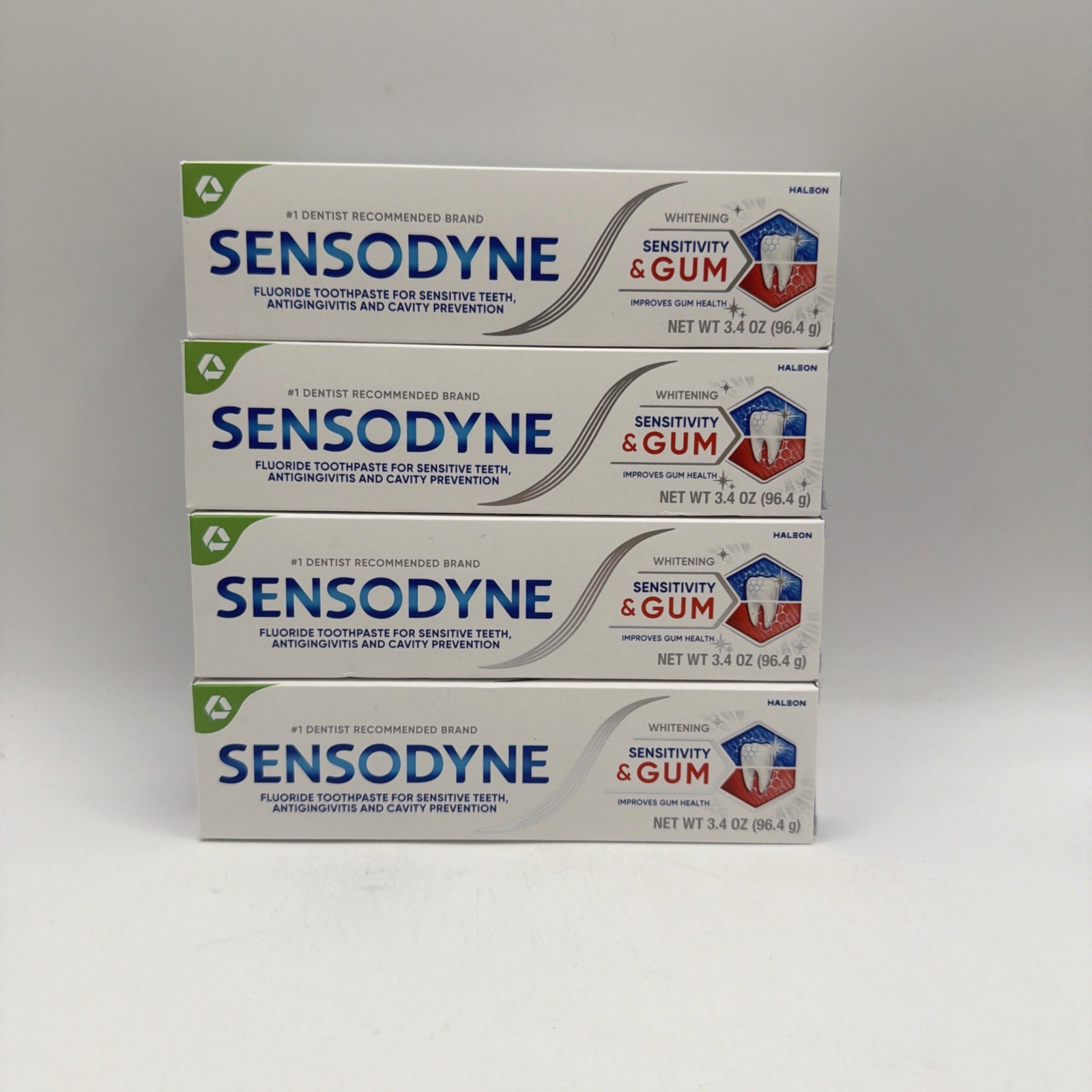 Sensodyne Sensitivity & Gum Whitening Toothpaste 3.4 Oz 4 Pack