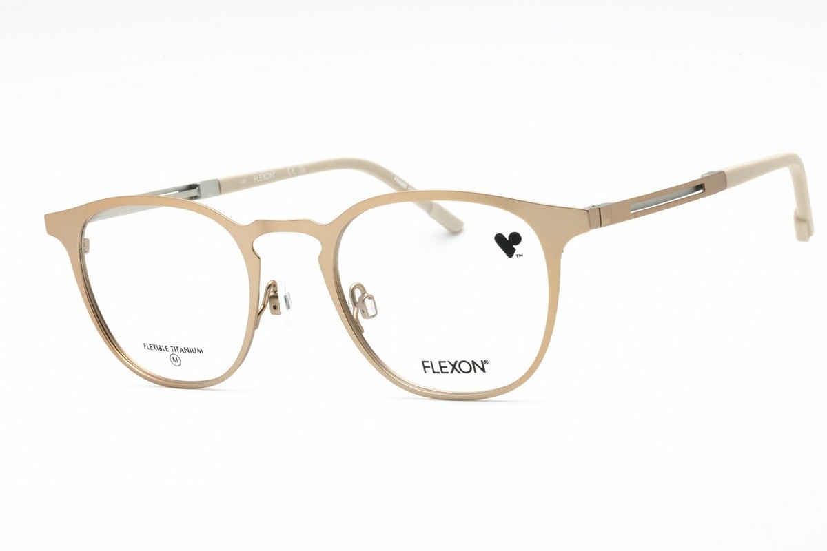 FLEXON FLE1150-712-49 Eyeglasses Frame Size 49mm 21mm 145mm GOLD 886895649568