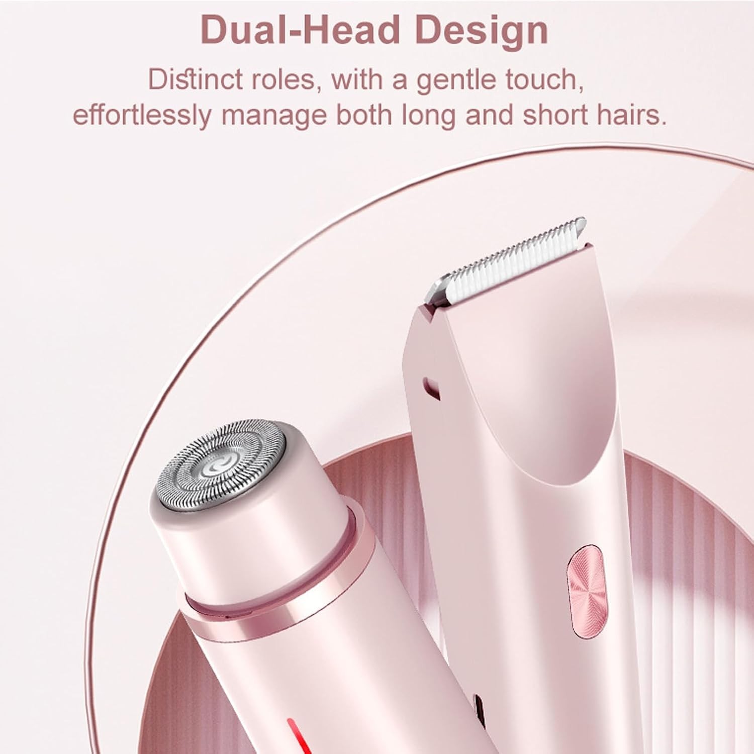 Waterproof Trimmie 2.0 2-in-1 Electric Shaver,Rechargeable,Women’s Personal Care