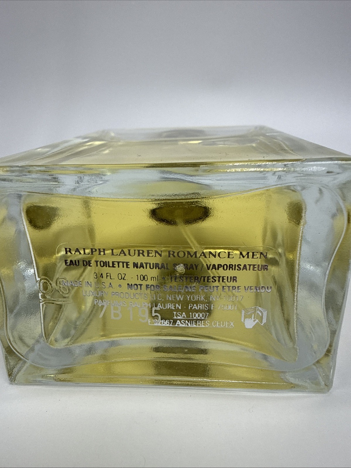 Romance Ralph Lauren Perfume For Men 3.4oz AS SEEN IN PICTURES