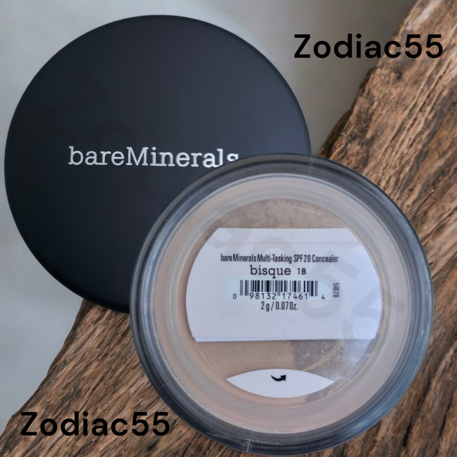 bareMinerals BISQUE 1B Concealer Multi-Tasking SPF20 Concealer Full Size 2g NEW