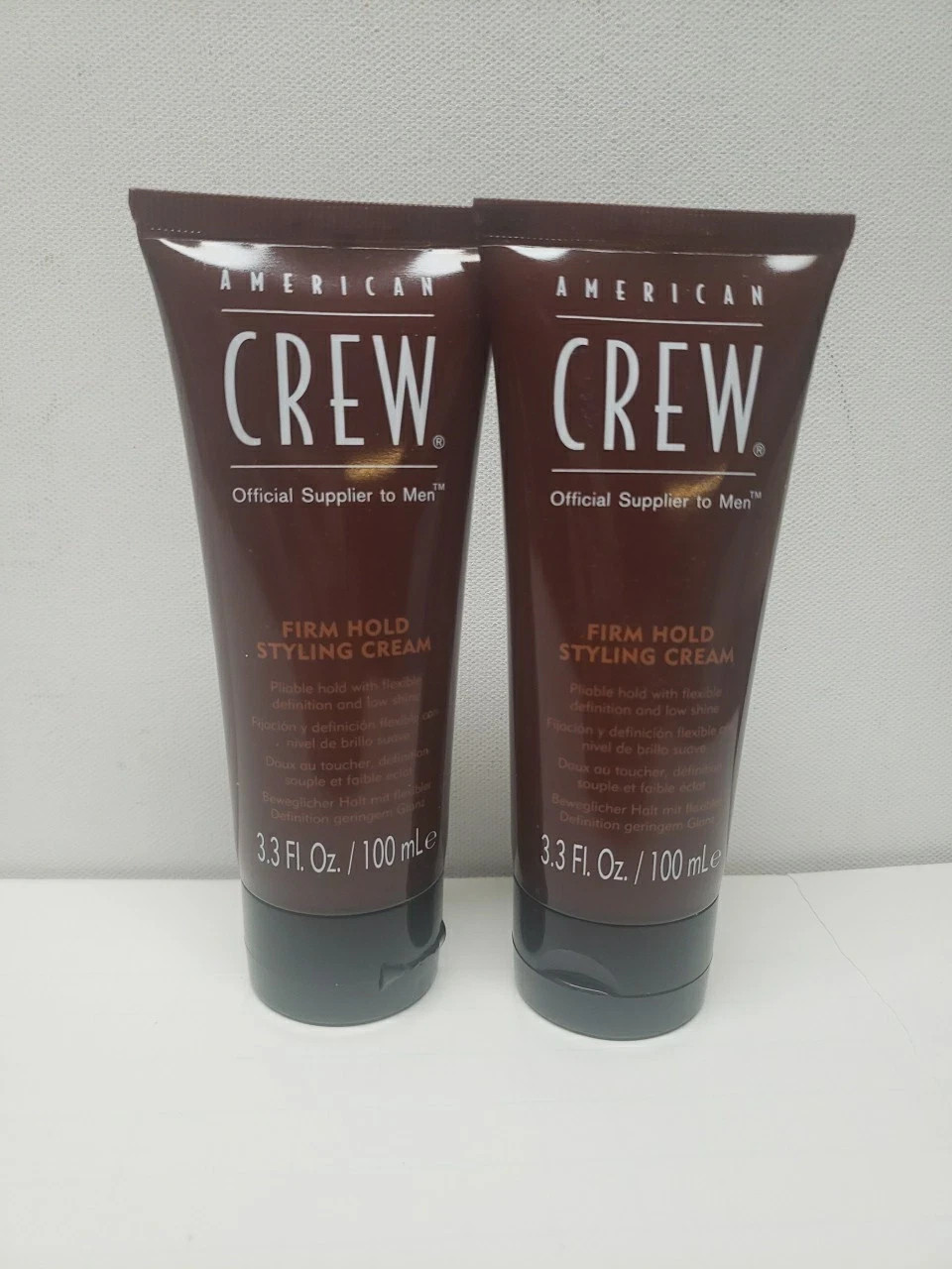 American Crew Firm Hold Styling Cream 3.3 oz Pliable Flex Hold Lot Of 2
