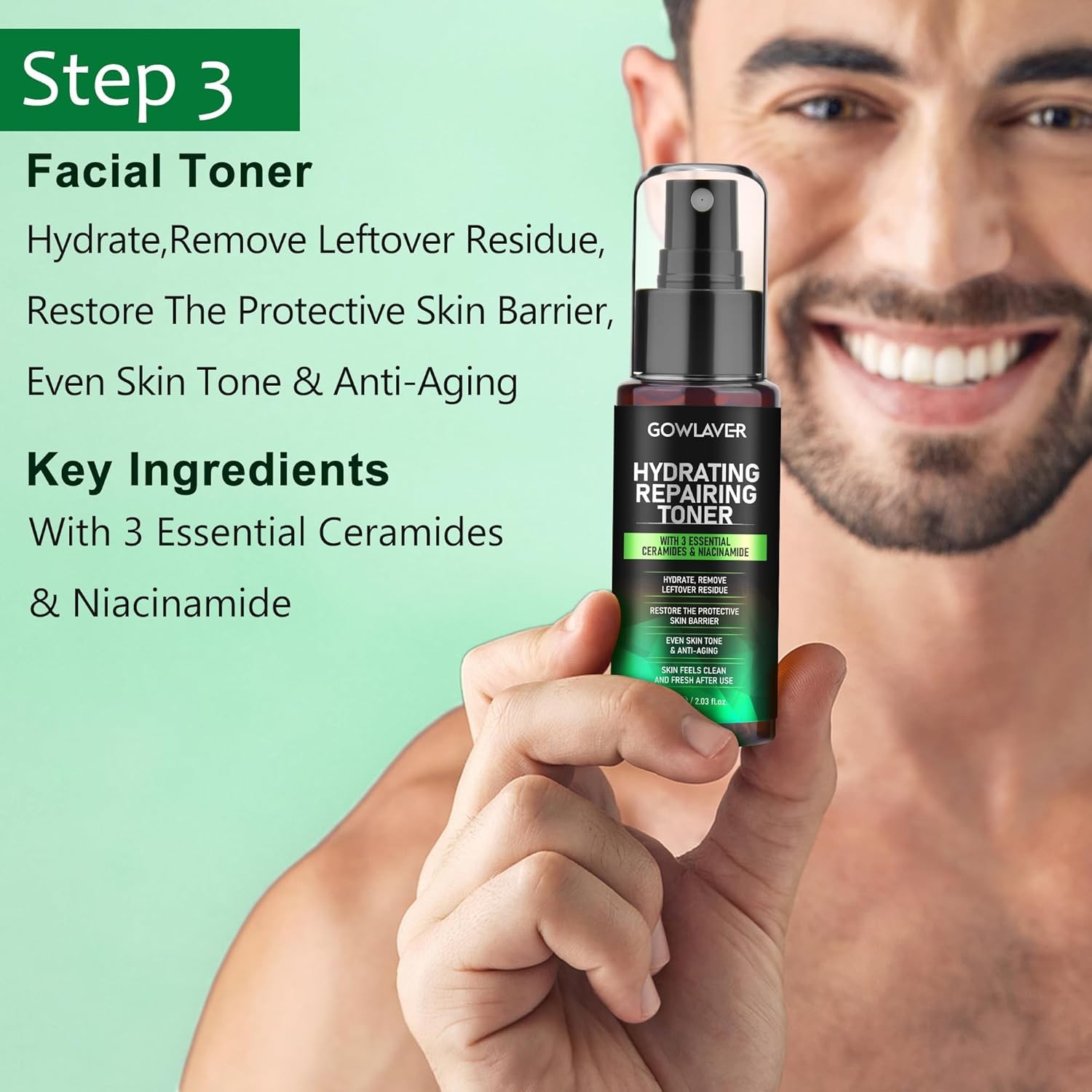 Gifts for Men,Skin Care for Men,Hydrating & Moisturizing Face Care Routine for M