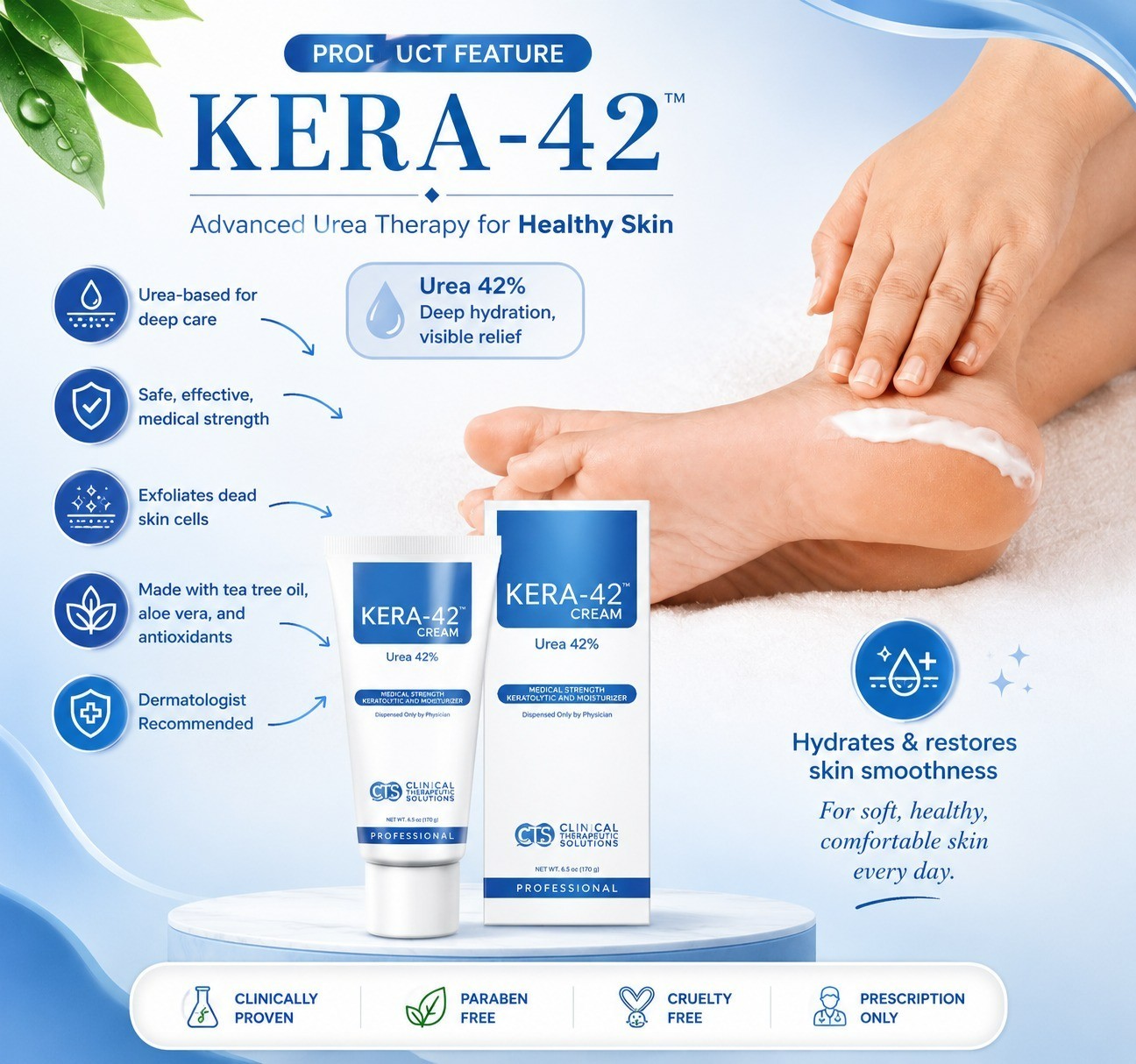 KERA 42 Moisturizer Foot Cream