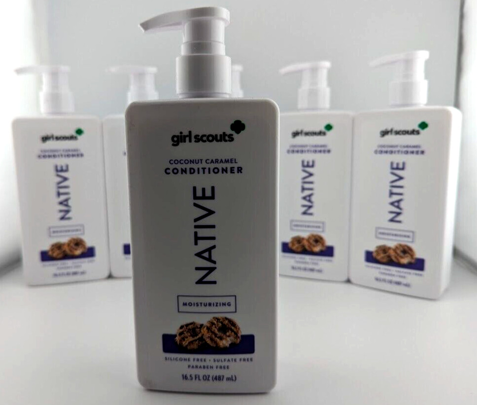 *6 PACK* Native Limited Edition Girl Scouts Coconut Caramel Cookie Conditioner