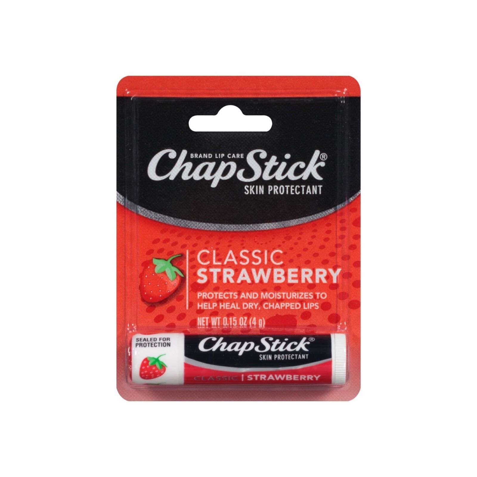 ChapStick Moisturizer and Skin Protectant Lip Balm – 0.15 oz