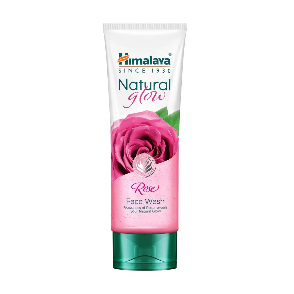 Himalaya Natural Glow Rose Face Wash 50ML, New Launch ORIGINAL FREE SHIP