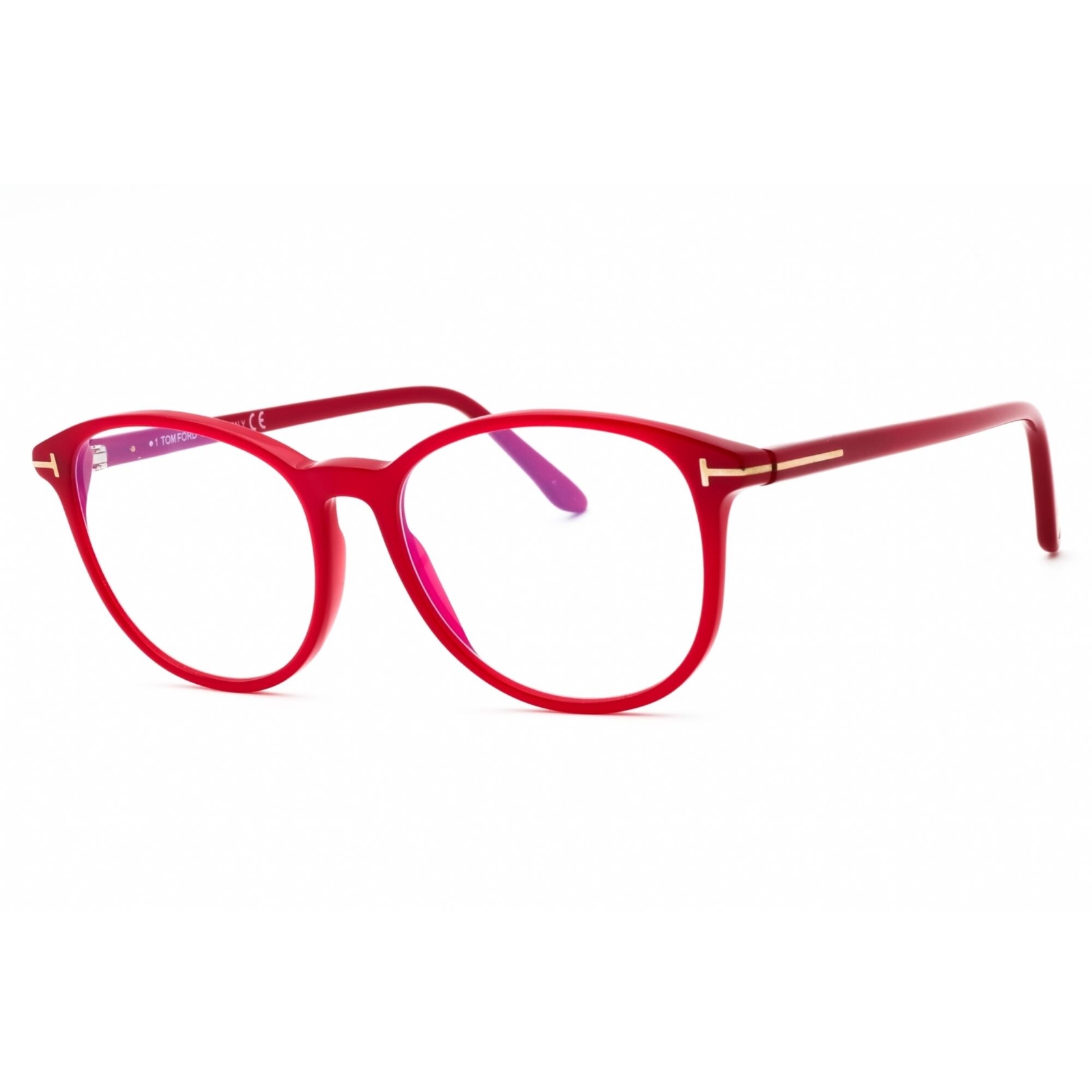 Tom Ford Women’s Eyeglasses Pink /Other Acetate Round Shape Frame FT5810-B 074