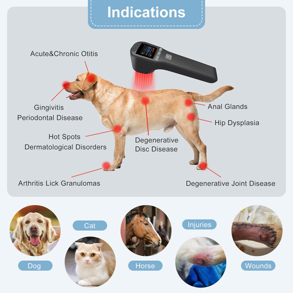 Medical Grade Cold Laser Therapy LLLT Device 20 Diodes NIR Light For Pain Relief