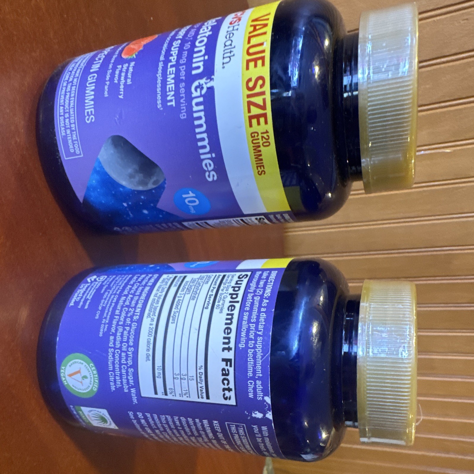 CVS Health Melatonin Gummies 10mg Sleep Aid Vegetarian Value Size 240 Ct