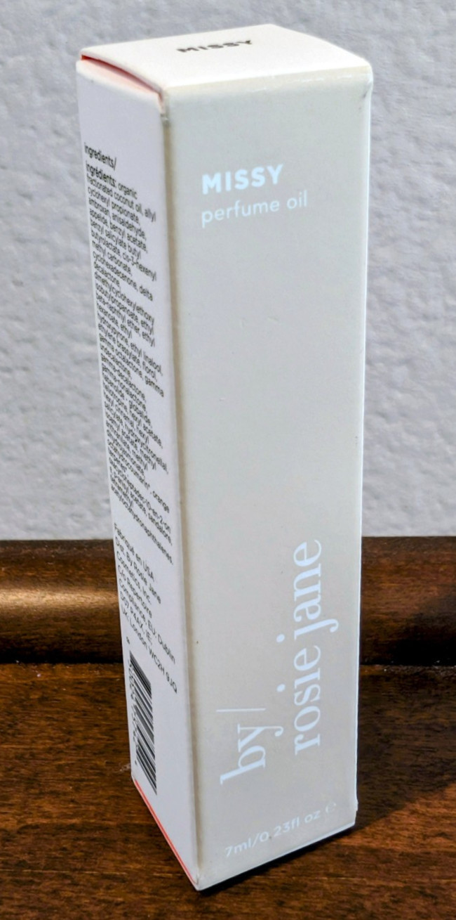 by/ rosie jane Perfume Oil Rollerball in MISSY NIB – 0.23 fl Oz – Free Ship
