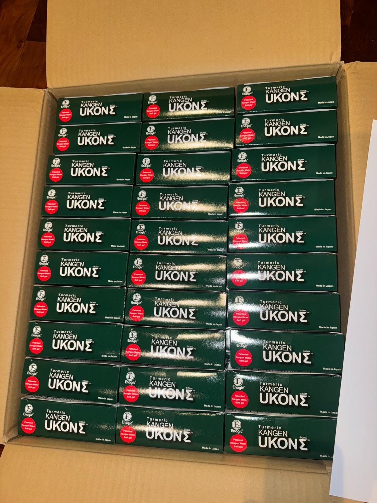 30 Boxes Turmeric Kangen Ukon Enagic Organic – 100 Capsules per box Exp 05/2028