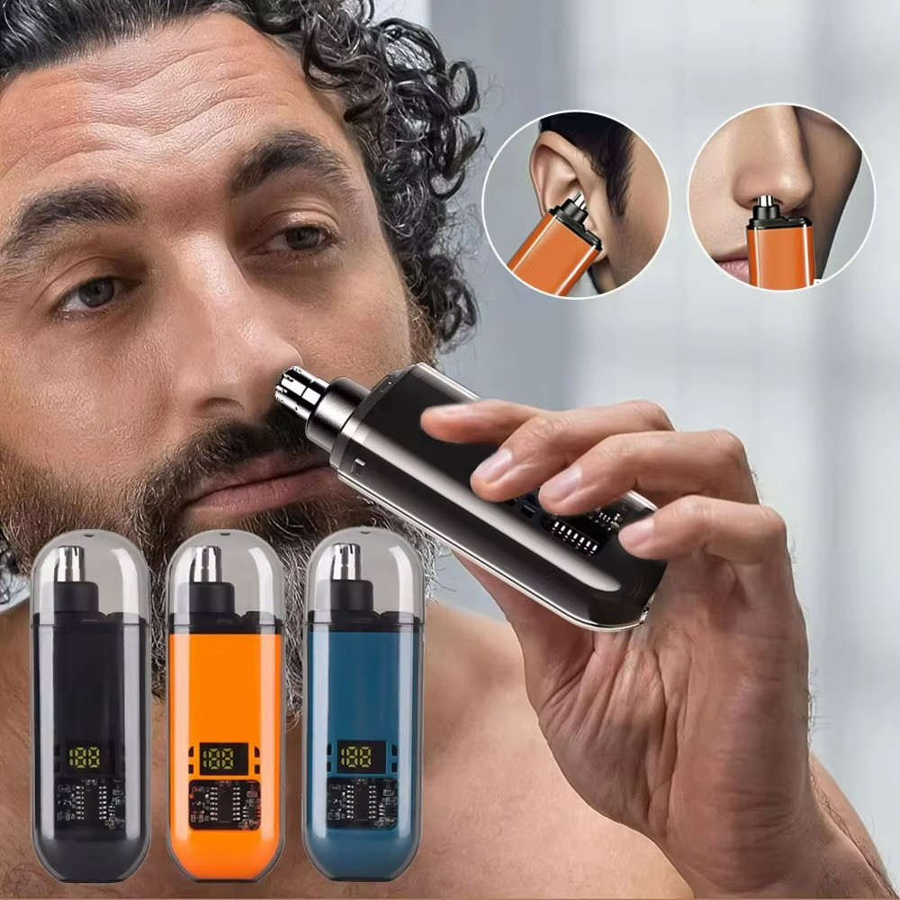 Nose Hair Trimmer for Men Portable Mini Nose Hair Remover USB Rechargeable Nose