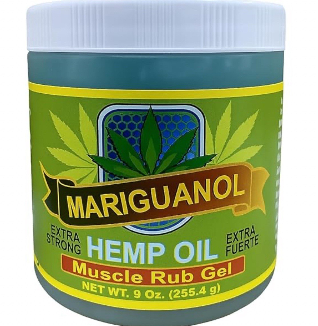 Hemp Oil Muscle Rub Gel 9 oz Extra Strong Formula