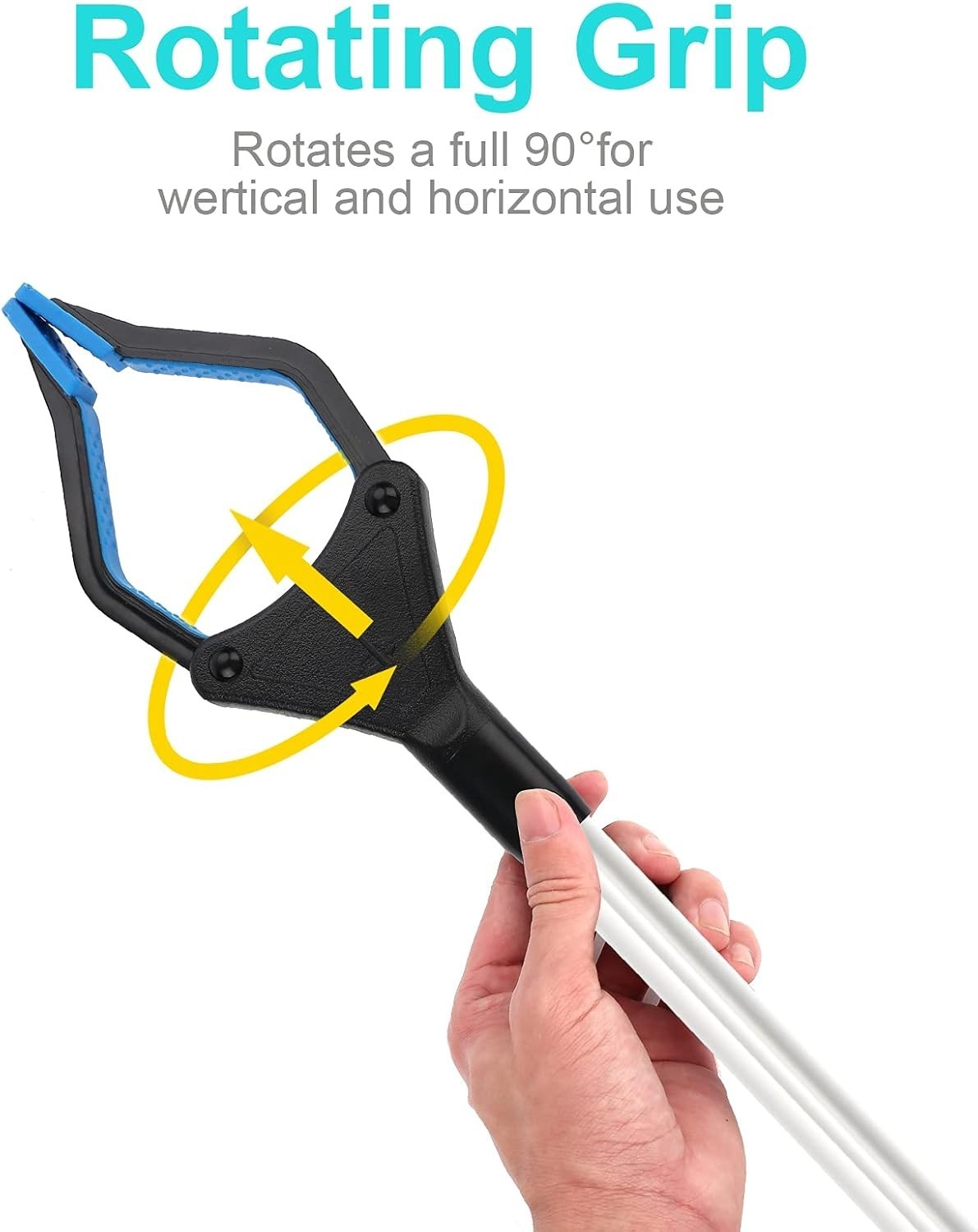 Rotating 32-Inch Grabber Tool – Lightweight Mobility Aid for Home and Outdoor