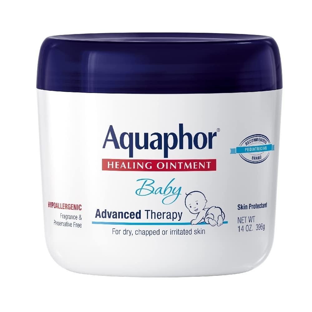 NEW Aquaphor Baby Healing Ointment Advanced Therapy Skin Protectant, 14 Oz Jar