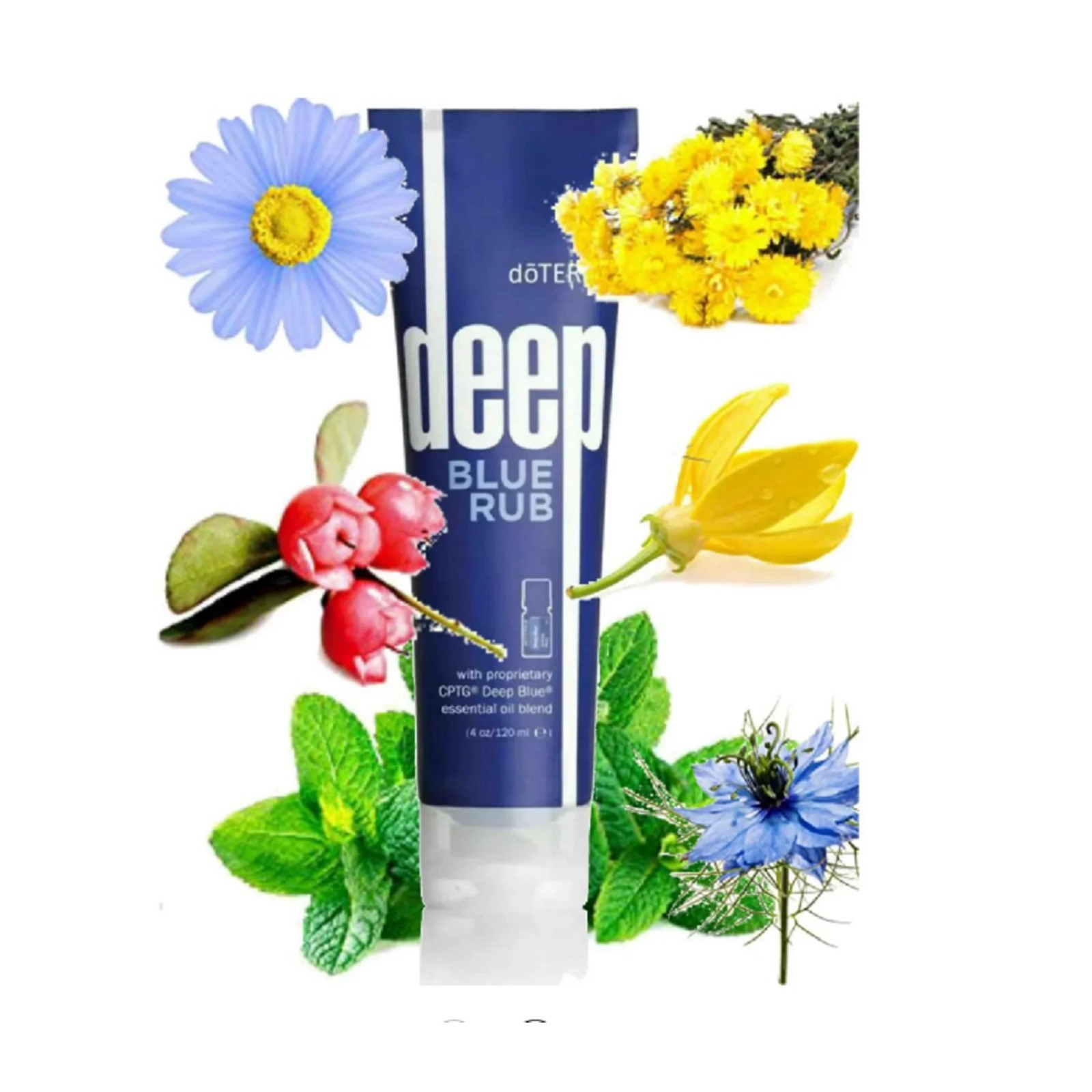 2 PACK Deep Blue Rub Cream Natural 4 Oz 120ml EXP 02/28 NEW SEALED