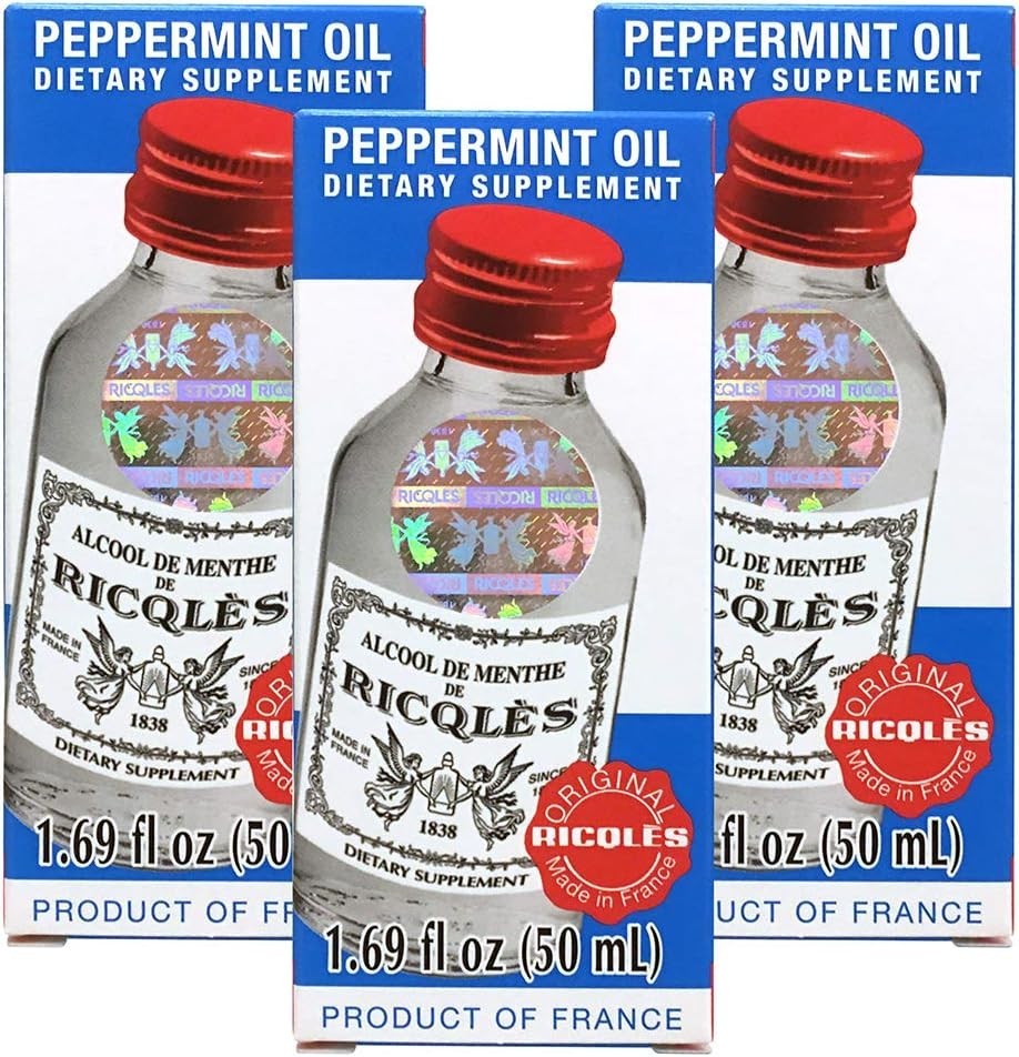 Ricqles Peppermint Oil Dietary Supplement 1.69 oz (Pack of 1) Exp:03-2030