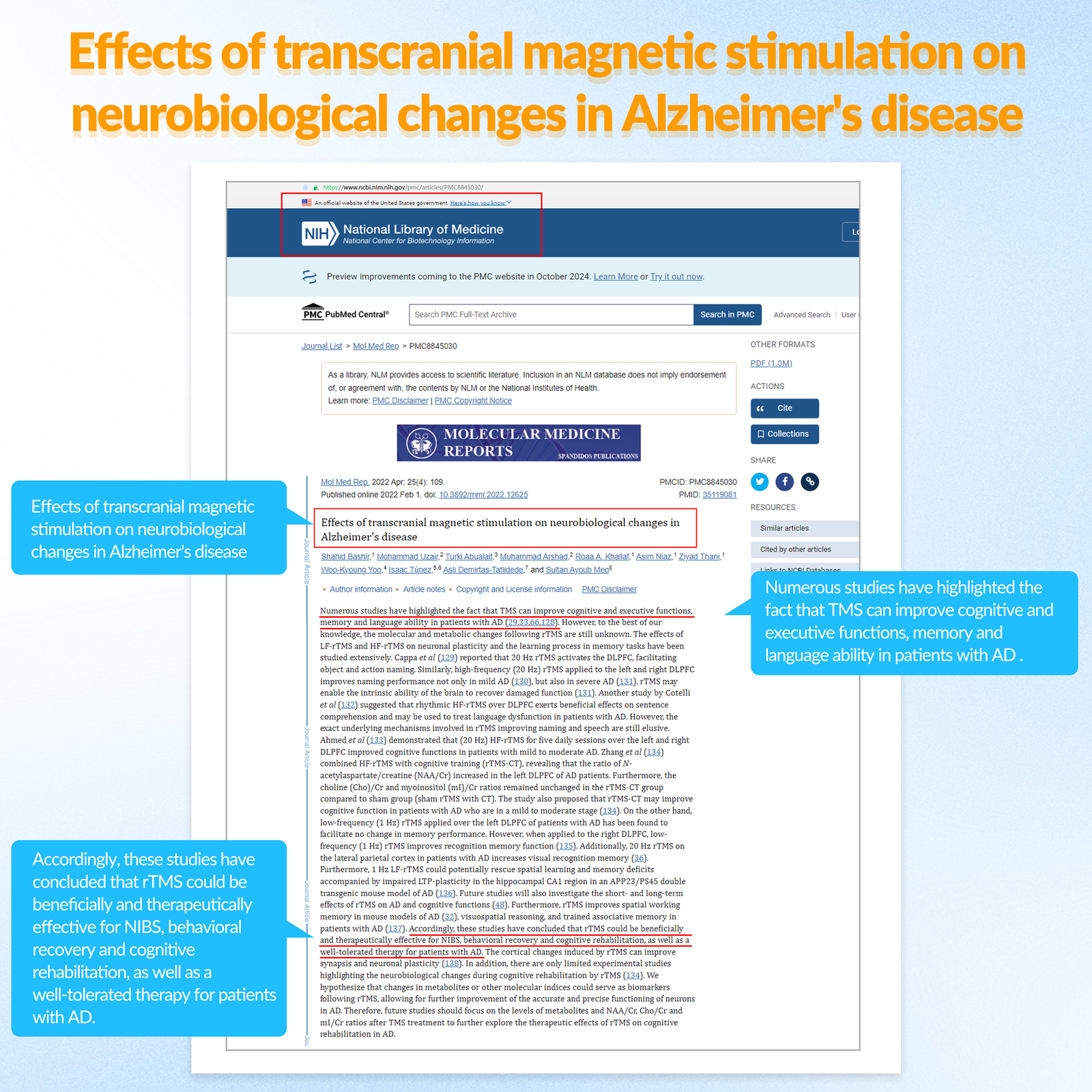 Transcranial Magnetic Stimulation Tms for Ocd Accelerate Intracranial Blood Flow