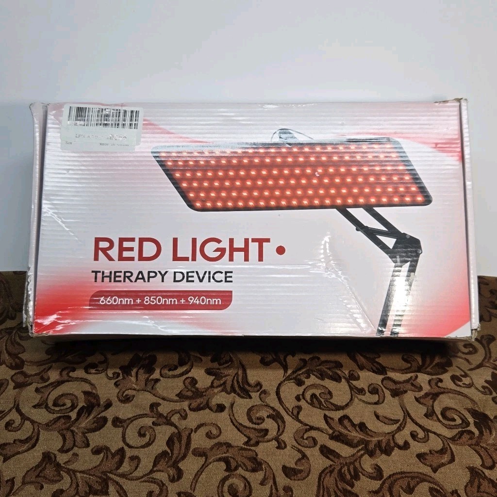 Red Light Therapy Infrared Lamp 660nm+850nm+940nm 20000hrs 48W NEW