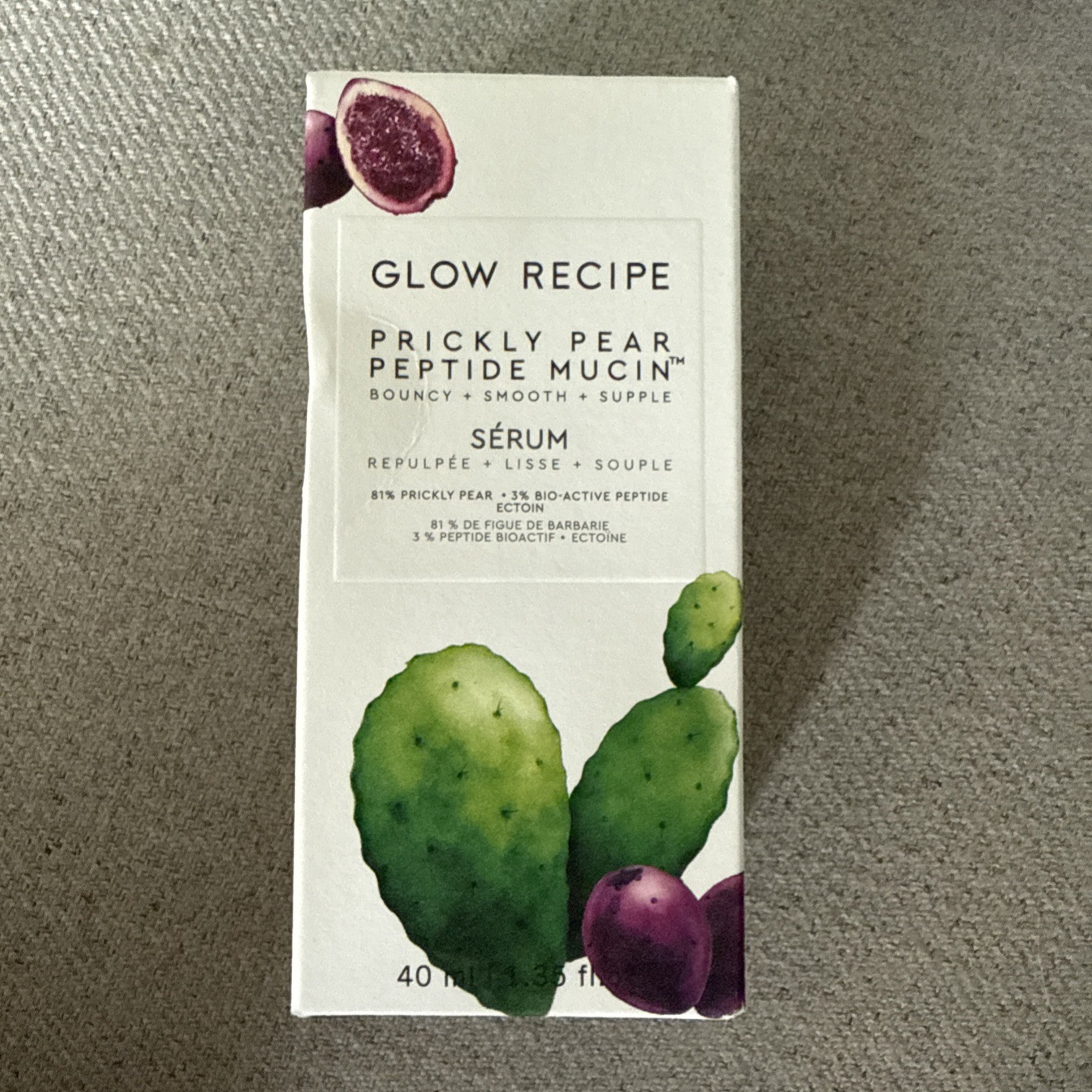 Glow Recipe Prickly Pear Peptide Mucin SERUM 40mL / 1.35 Fl Oz