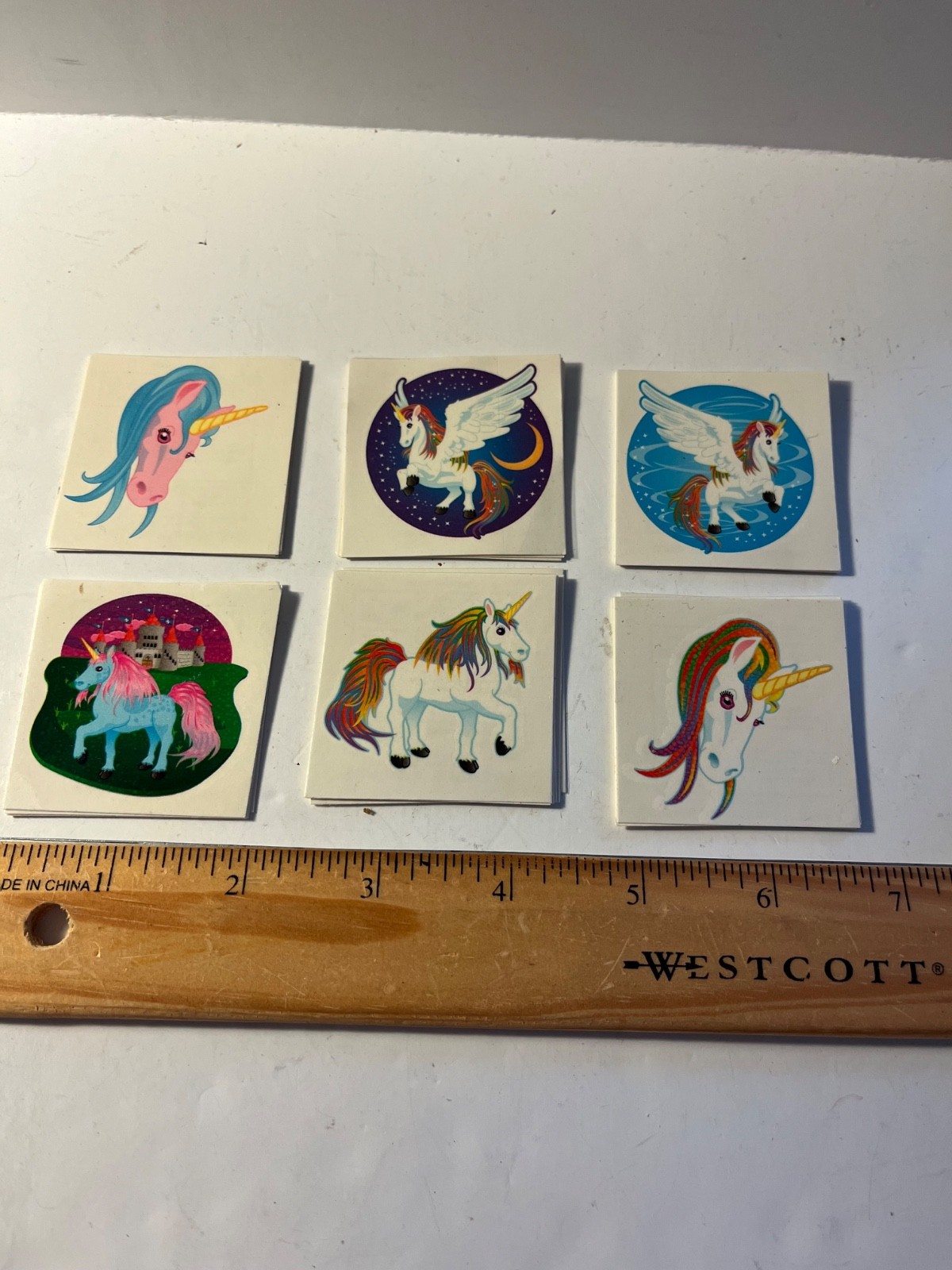 30 Unicorn Temporary Tattoos 5 Each of 6 Designs