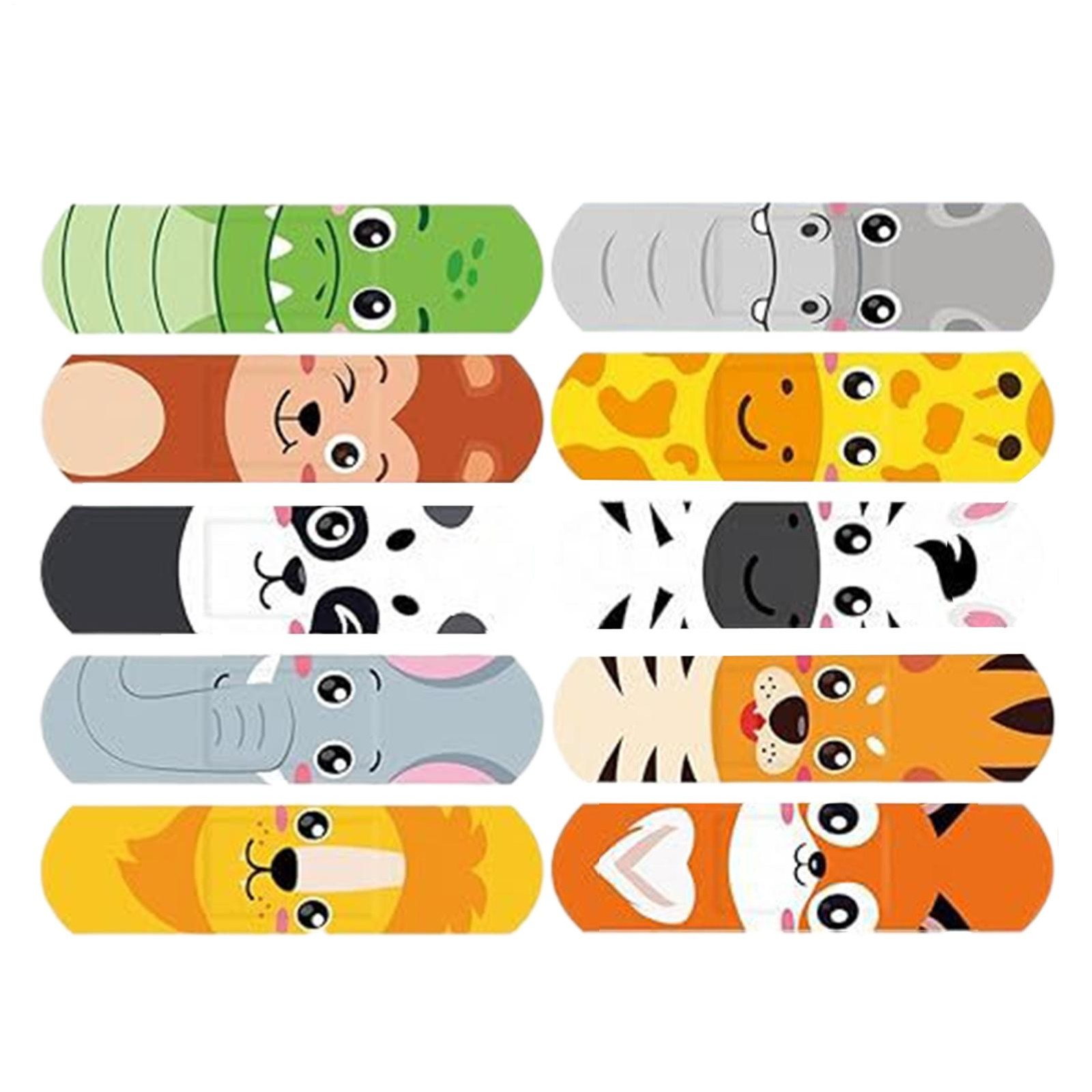 Colorful Kids Bandages Waterproof Bandage Strips Patch 10 Count Wound Care