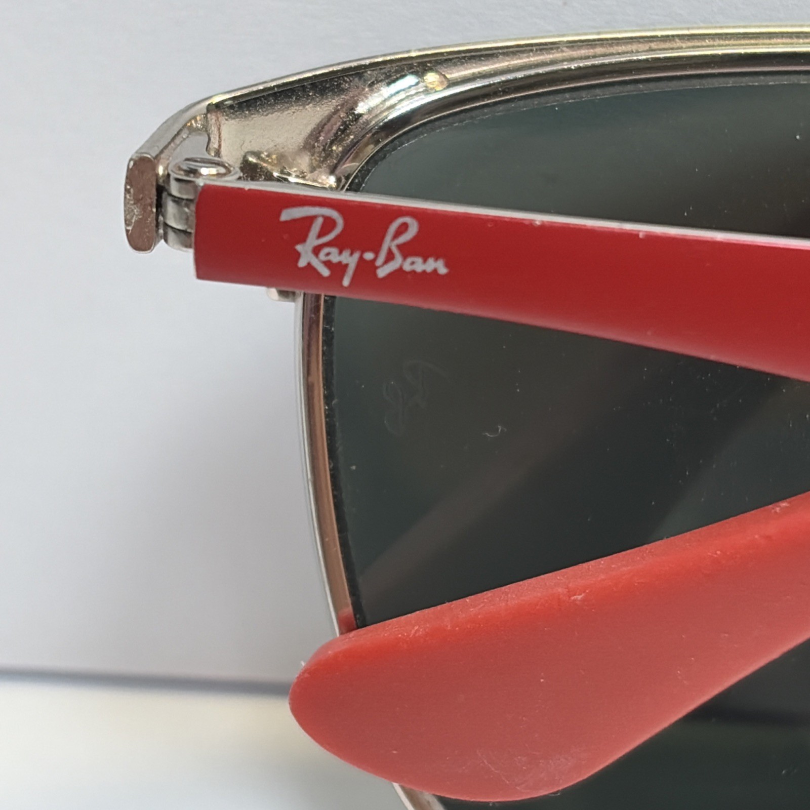 Authentic Ray-Ban RJ9535S 245/71 Red/Silver Unisex Children Kids Sunglasses