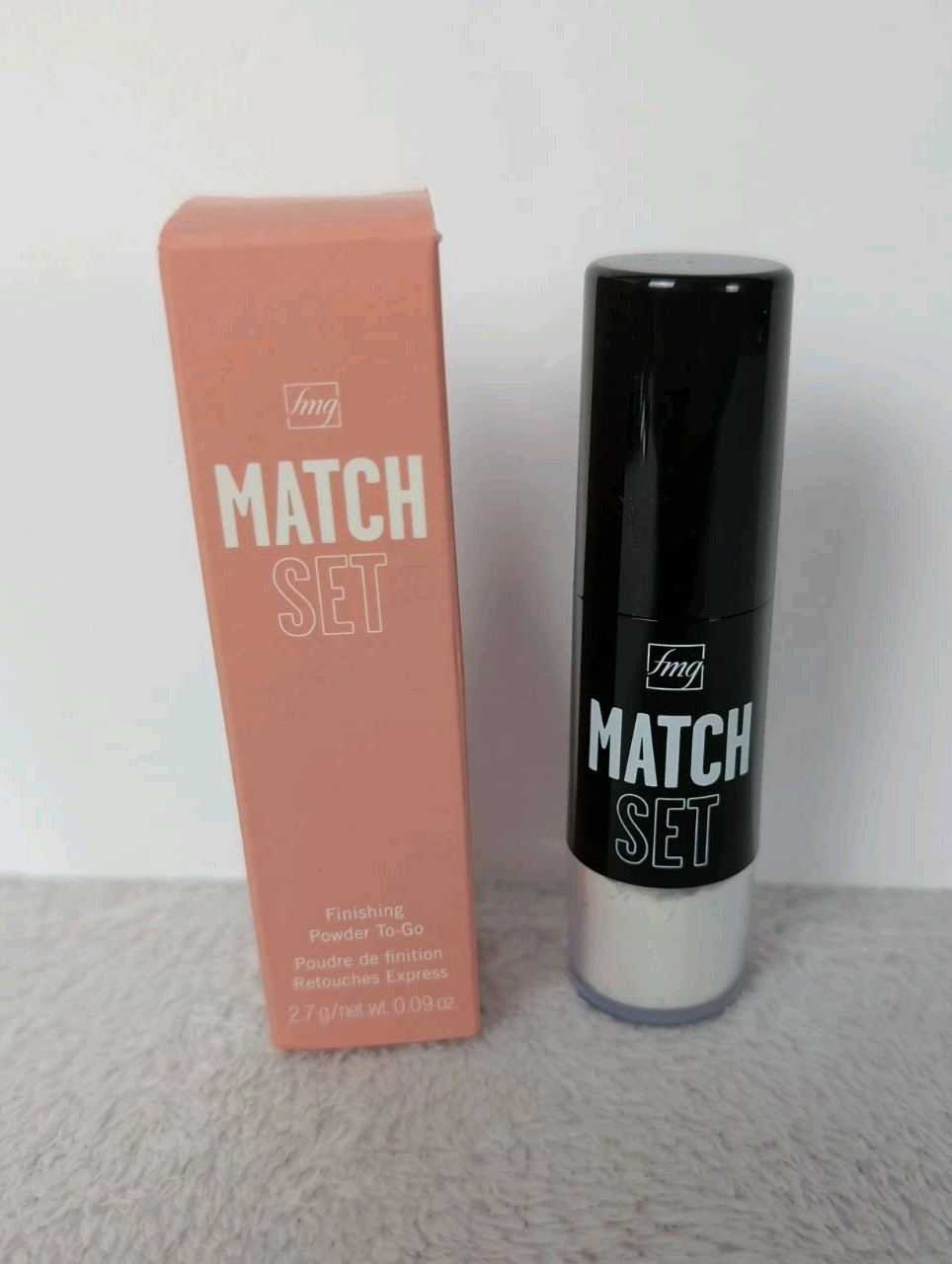 fmg .09 oz Match Set Finishing Powder To Go Invisible Avon Loose + Brush NEW